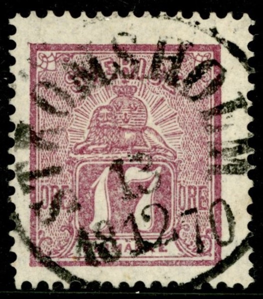 F15b2. STRÖMSHOLM 13.12.1870. Felfritt praktex!