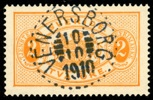 Tj11. VENERSBORG 10.10.1910. Praktex med stämpelkuriosa!