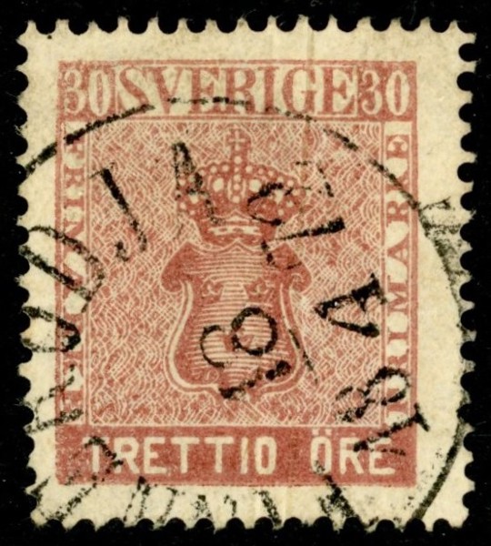 F11. Med bättre stämpel FINNERÖDJA 18.4.1872