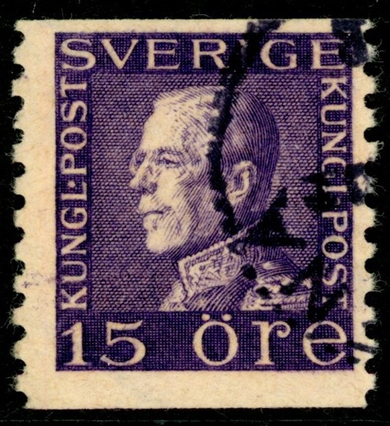 F175Acx. Stpl ex med vm våglinjer, ovanligt. F 9000 kr