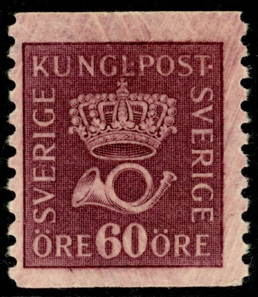 F162cxz. Ostämplat ex med sällsynt vm våglinjer + KPV. F 10000 kr