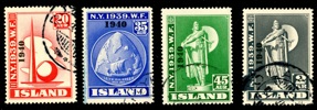 F256-59. Stpl serie påtryck "1940". Ovanligt. F 5000 kr