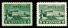 F233a + b. Två postfriska ex. F 6100 kr