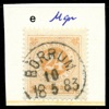 F34e. BÖRRUM 10.5.1883. Fräscht ex nyansbestämt av Mats G. Nilsson.