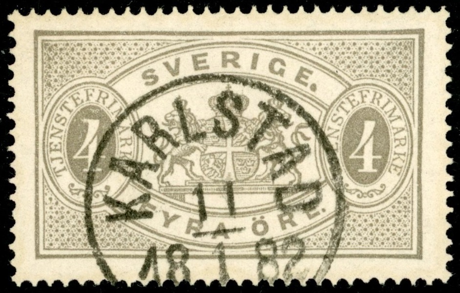 Tj2c. KARLSTAD 11.1.1882. Praktex sign Mats G. Nilsson.