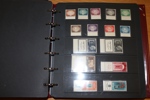 ISRAEL. Postfrisk samling 1948-1990 i två välfyllda visiralbum. 