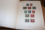 TYSKLAND/DDR. Så gott som komplett postfrisk samling 1949-1970 i äldre förtrycksalbum med fickor, inkl alla tidiga blocken.