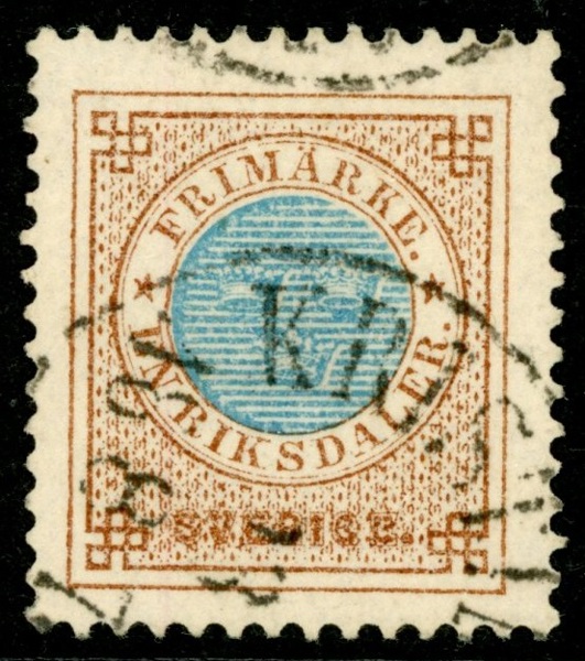 F37. Felfritt ex av den svåra riksdalern, stämplat. Utlåtande Mats G. Nilsson. F 4000 kr