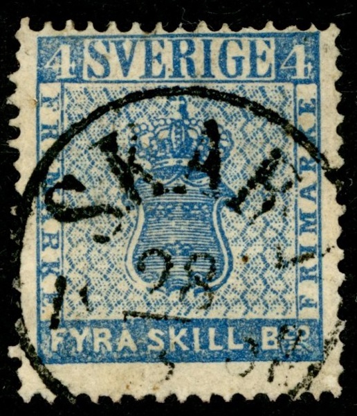 F2m. SKARA 28.3.1858. Trevligt ex!