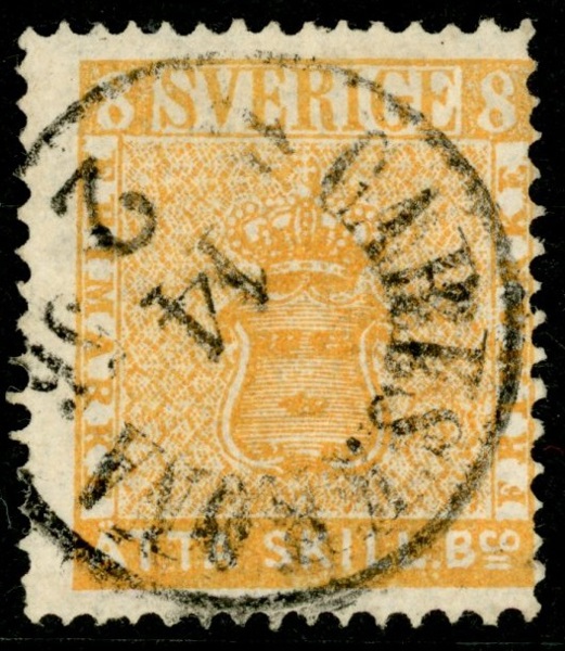 F4b. CARLSKRONA 14.2.1856. Trevligt ex utan uppenbara fel.