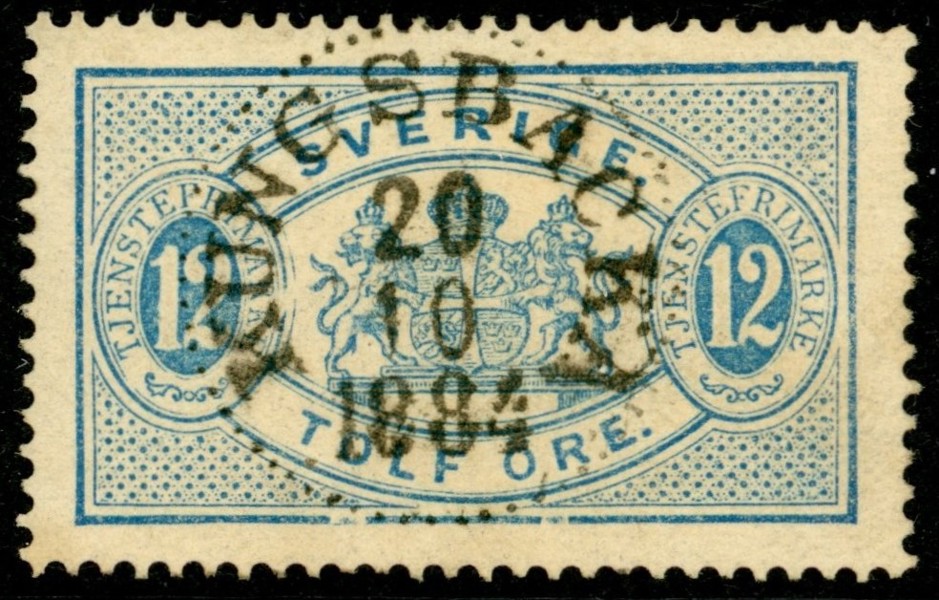 Tj17. KUNGSBACKA 20.10.1884. Mycket vackert ex.