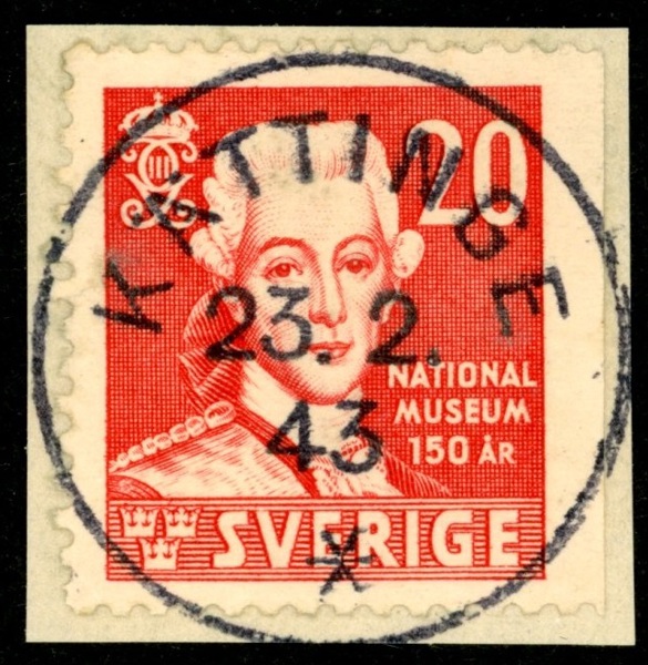 F338B. KÄTTINGE 23.2.43 superlyx på klipp.