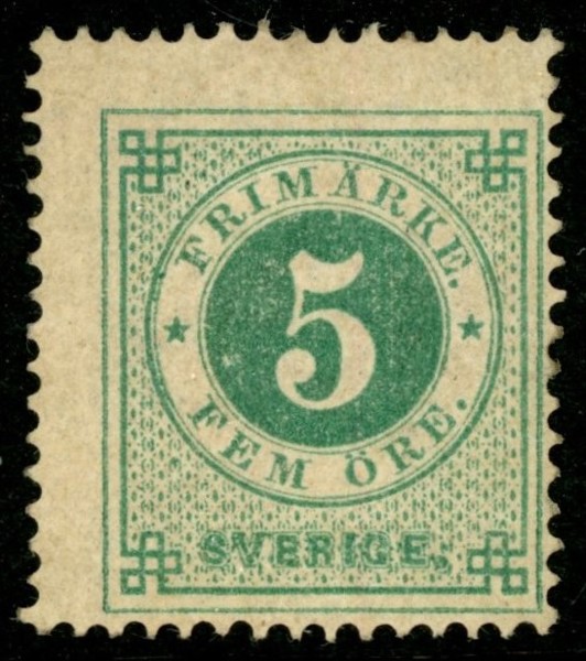 F19. Ostämplat ex, omgummerat. Fräscht för övrigt!