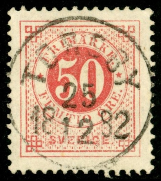 F36. TORSBY 25.12.1882. Felfritt praktex!