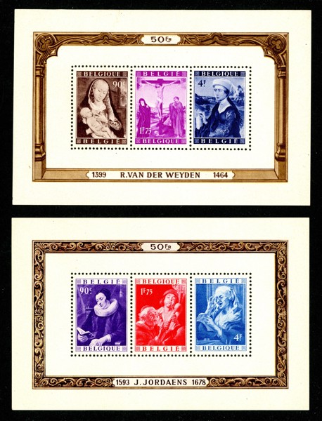 BELGIEN. Block 21+22 postfriska ex. Mi € 360