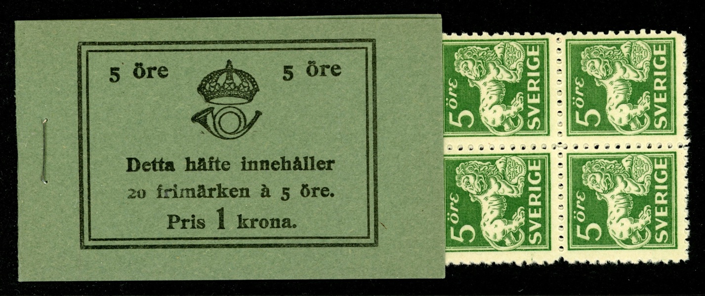 H20A2. Fräscht häfte i mycket god kvalitet, ovanligt. F 2700 kr