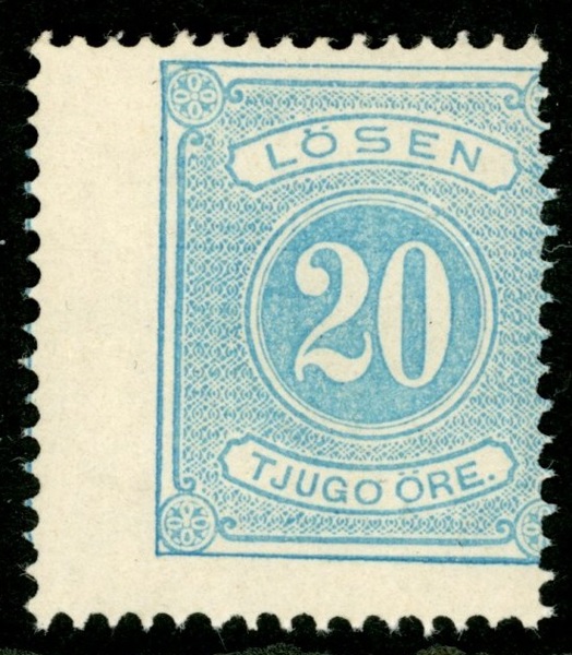 L6. Postfriskt ex i sned centrering. F 1800 kr