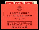 H31. Häfte med det yttersta 6-blocket helt särat, se bild. Omslaget är fint. (F 2500 kr för helt häfte)