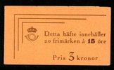 H52. Linné. Fräscht häfte, obet hanteringsspår. F 4200 kr
