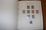 TYSKLAND/REICH. Omfattande samling 1872-1945 i tre påkostade Leuchtturm förtrycksalbum med kassetter.