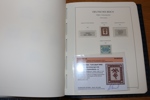 TYSKLAND/REICH. Omfattande samling 1872-1945 i tre påkostade Leuchtturm förtrycksalbum med kassetter.