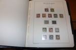 TYSKLAND/REICH. Omfattande samling 1872-1945 i tre påkostade Leuchtturm förtrycksalbum med kassetter.