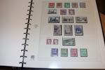 FRANKRIKE. Samling 1849 till 1969 i två förtrycksalbum med fickor (Leuchtturm+SAFE). 
