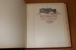 Vackert, tomt, Sverigealbum "VINJETT" med blad 1855-1954 samt tjänste/lösen/militär. 