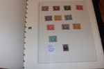 TYSKLAND/Besittningar och avstämningsområden 1.VK. Samling i Safe-album med mängder av material.