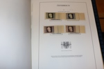 ÖSTERRIKE. Imponerande samling 1850-1959 i fint Leuchtturmalbum med fickor.
