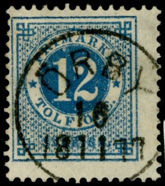 F32. ÖRBY 16.11.1877. Vackert ex, Postal 1000 kr