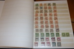 Insticksalbum blandat innehåll, bl.a. Stockholmia 55 i xx 9-block, strip m.m.