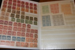 Insticksalbum blandat innehåll, bl.a. Stockholmia 55 i xx 9-block, strip m.m.