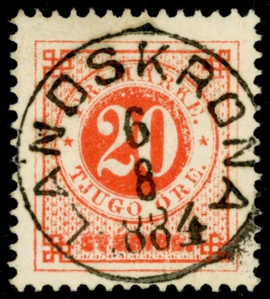 F33. LANDSKRONA 8.8.1884. Praktex