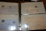 Pärm med brev 4 sk bco-sekelskiftet med bra spridning på både utgåvor, och avsändningsorter. Bl.a. rek och tilläggsfrankerade helsaker. Besiktiga!