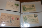 Pärm med brev 4 sk bco-sekelskiftet med bra spridning på både utgåvor, och avsändningsorter. Bl.a. rek och tilläggsfrankerade helsaker. Besiktiga!