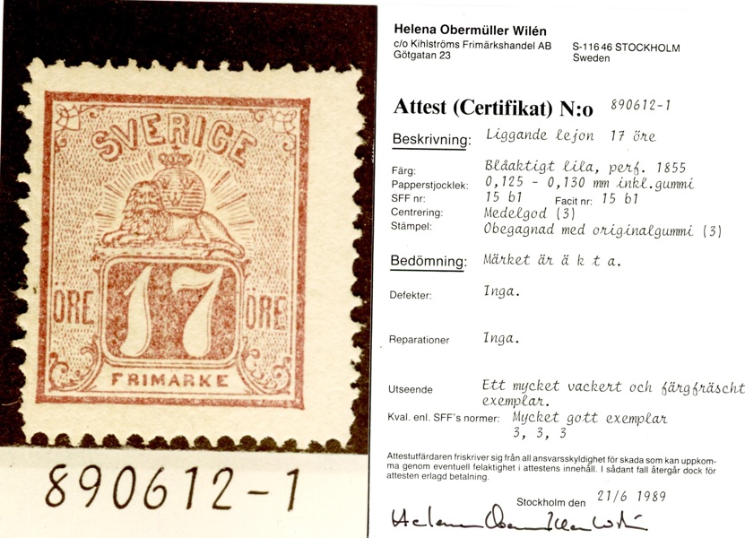 Synnerligen välfylld samling ostämplat/postfriskt 1855-1969 i Leuchtturmalbum med fickor.