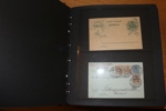 TYSKLAND. Samling mest 1872-1945 i fullmatat visiralbum, ca 65 sidor material.