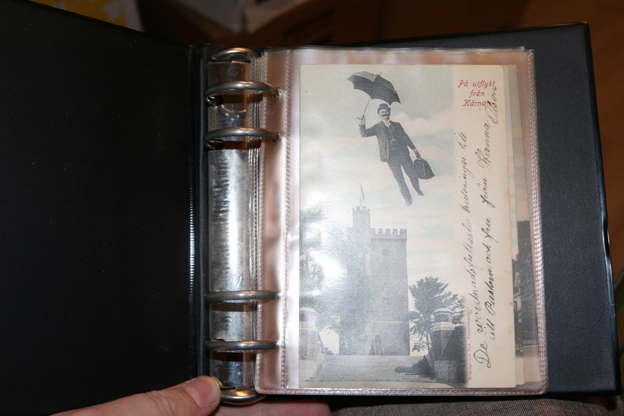 PARAPLY-VYKORT m.m. Liten samling med semitopografiska kort, samt några påskkäringar. Totalt 18 kort.