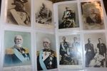 KUNGLIGT. Samling Oscar II och släkten, ca 200 kort i det äldre formatet. Se bilder.