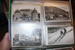 Svenska Pressbyrån. Album med över 100 mest svartvita vykort, lilla formatet.