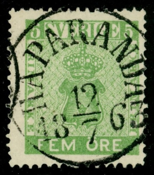 F7. HAPARANDA 12.7.1863. Vackert trots andra stämpel.