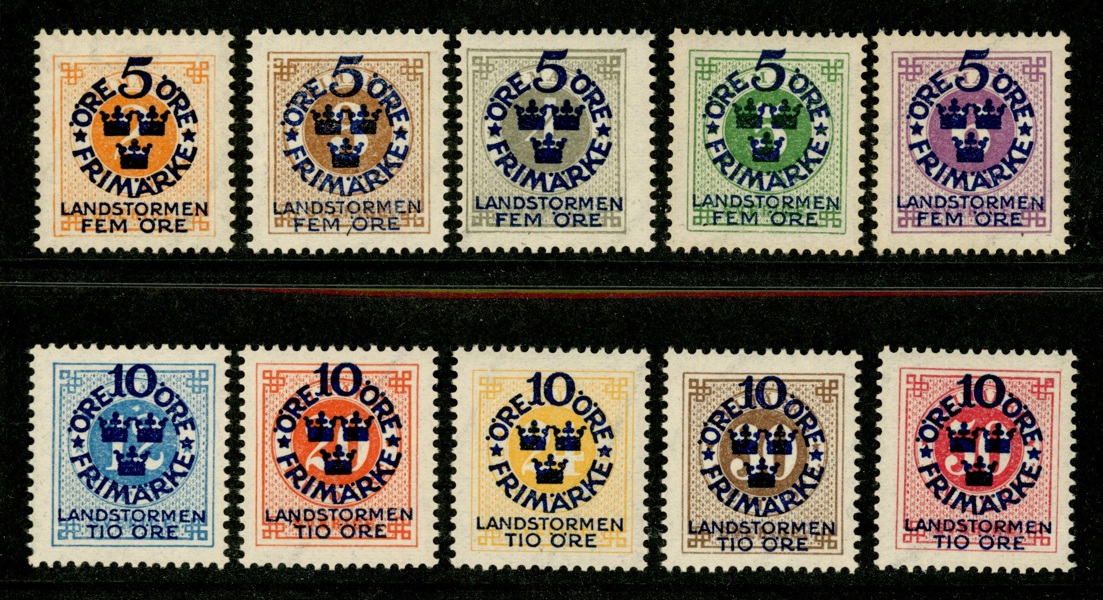 F105-14. Postfrisk serie. F 900 kr