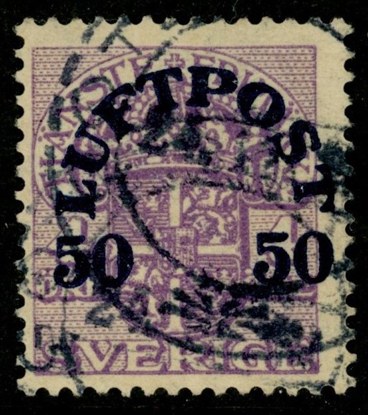 F138cx. Stpl ex med omv våglinjer, ovanligt. F 6000 kr