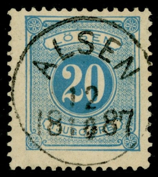 L16. ALSEN 12.10.1887. En halvkort tand.