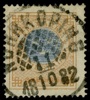 F27. Bikupestämpel NORRKÖPING 11.10.1882. En kort tand t.h.