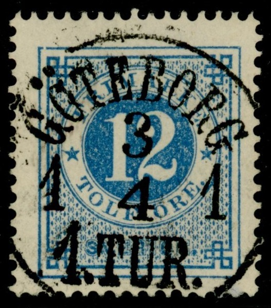 F21. GÖTEBORG 1.TUR 3.4. Horisontellt veck, men vackert.