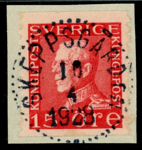 F176A. SKEPPSGÅRDEN 10.4.1928. Vackert ex på klipp.