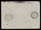 70 öres porto på luftpostbrev till Australien, vidaresänt till London. Stämplat ÅLSTEN 14.12.34.