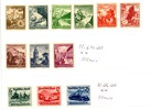 TYSKLAND/REICH. Mi675-83 och 686-88. Två bättre postfriska serier. Mi € 210